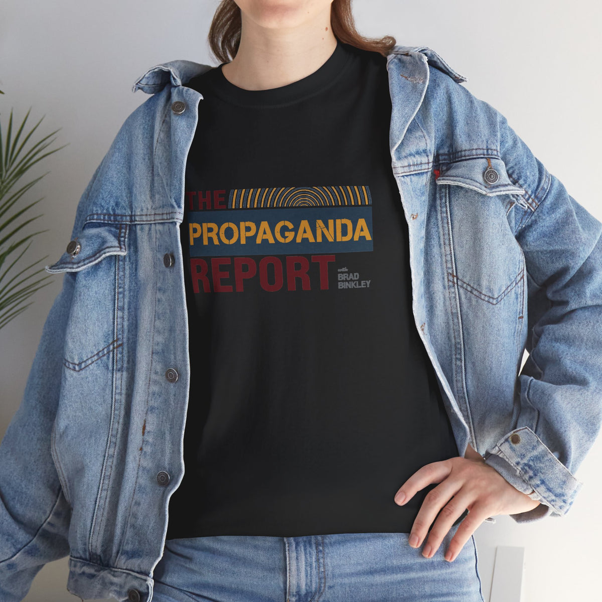 PROP REPORT COTTON TEE, BLACK