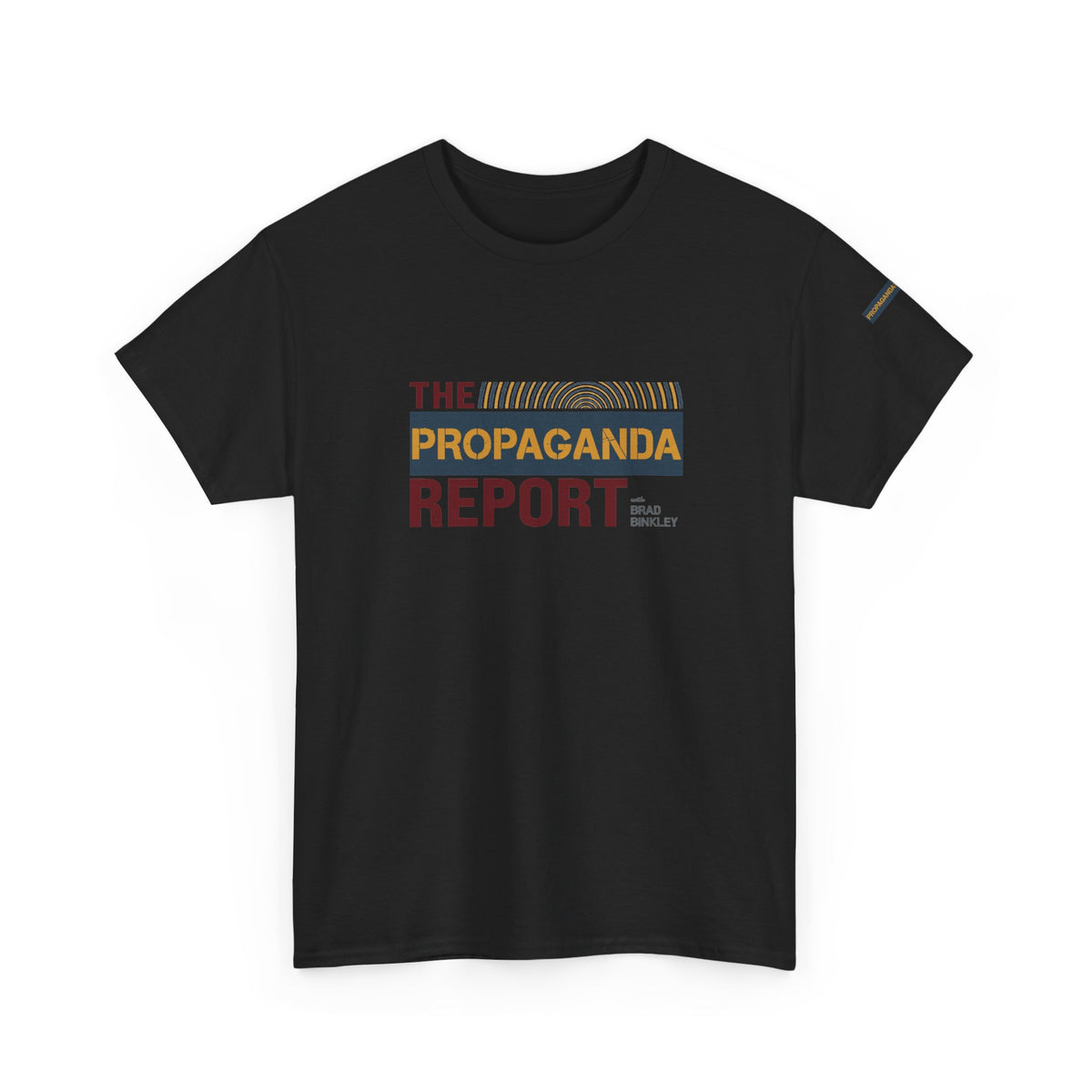 PROP REPORT COTTON TEE, BLACK