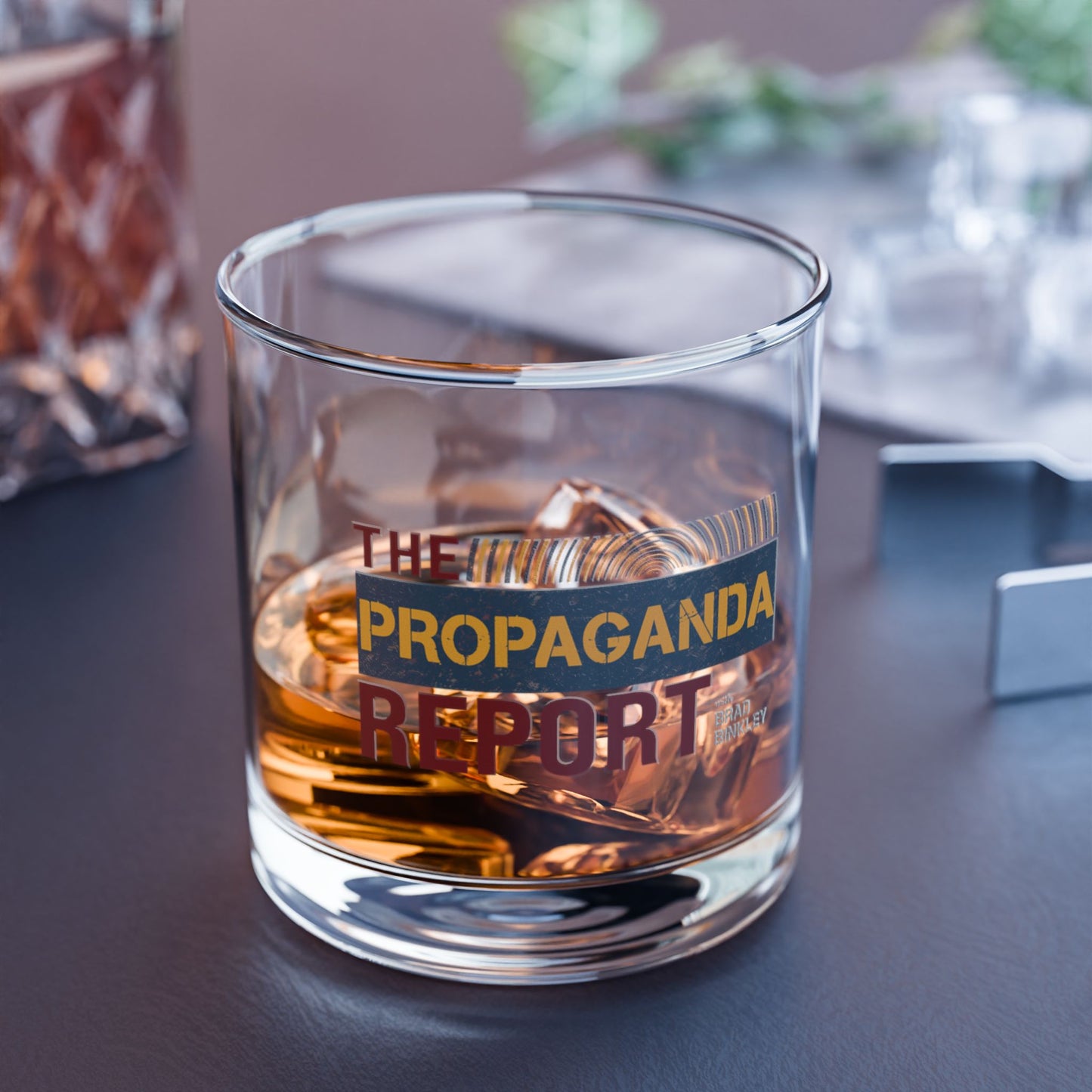 PROP REPORT ROCKS GLASS, 10oz