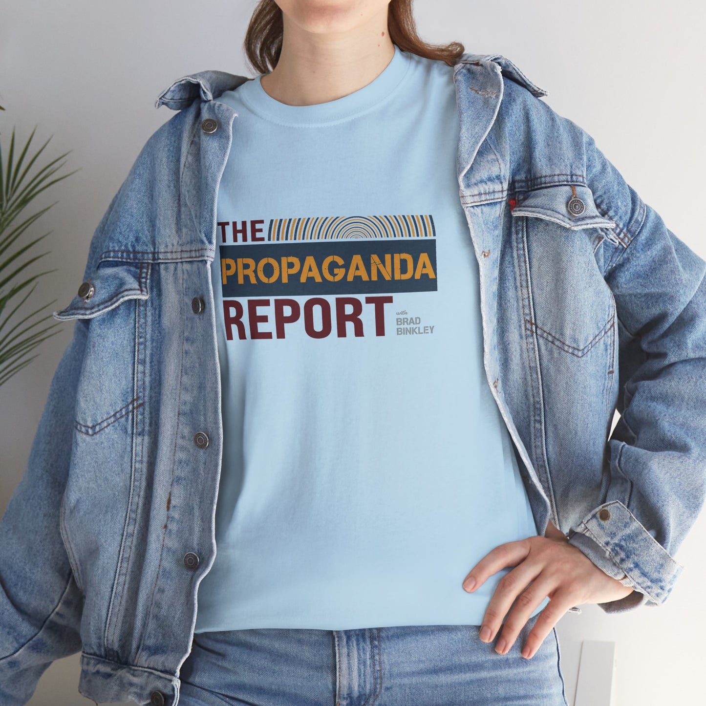 PROP REPORT COTTON TEE, EARLY BLUE
